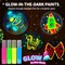Wooden Painting Kit - Glow in The Dark Arts and Crafts Supplies